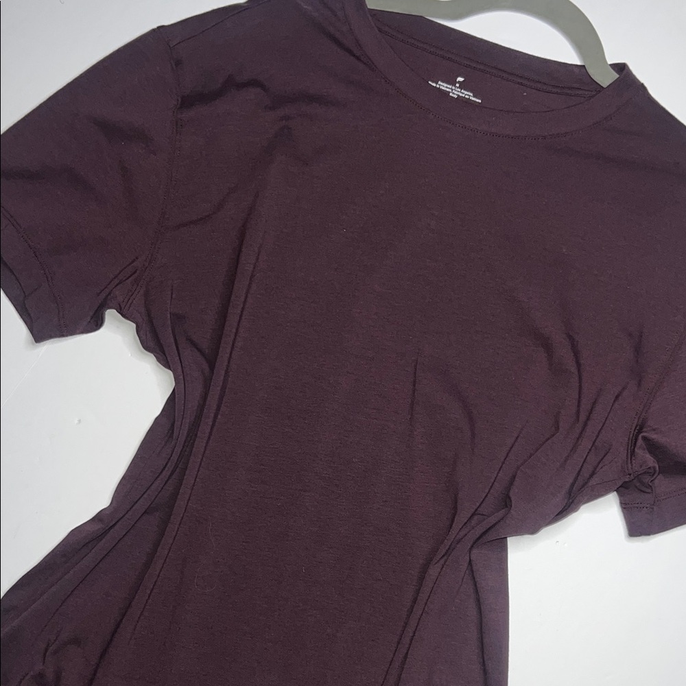 Fabletics Deep Purple Short Sleeve Tee Men’s size M